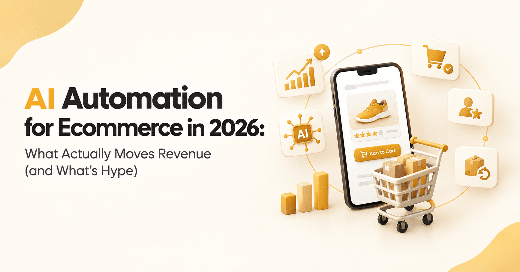 AI Automation for Ecommerce in 2026: What Actually Moves Revenue (and What's Hype)